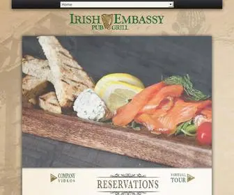 Irishembassypub.com(Irish Embassy Pub & Grill) Screenshot