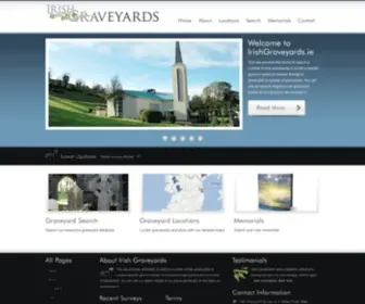 Irishgraveyards.ie(The homepage of Irish Graveyard Surveyors. This site) Screenshot