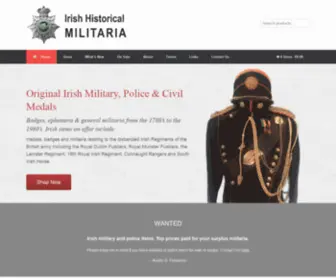 Irishhistoricalmilitaria.com(Irish Historical Militaria) Screenshot