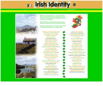 Irishidentity.com(Irish Identity) Screenshot