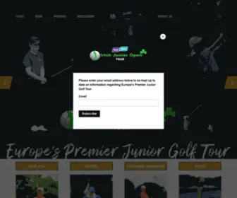 IrishJunioropen.com(Irish Junior Open) Screenshot