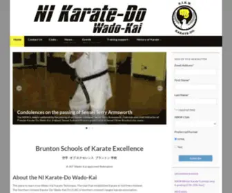 Irishkarate.com(Northern Ireland Karate) Screenshot