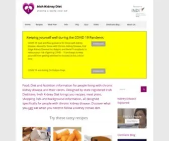 Irishkidneydiet.ie(Irish Kidney Diet) Screenshot