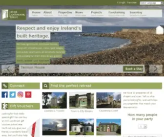 Irishlandmark.com(Irish Landmark Trust) Screenshot