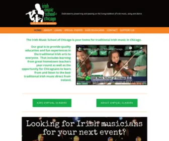 Irishmusicschool.org(The Irish Music School of Chicago) Screenshot