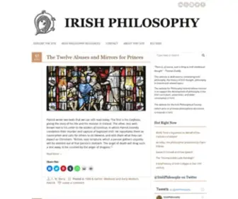Irishphilosophy.com(Irish philosophy) Screenshot