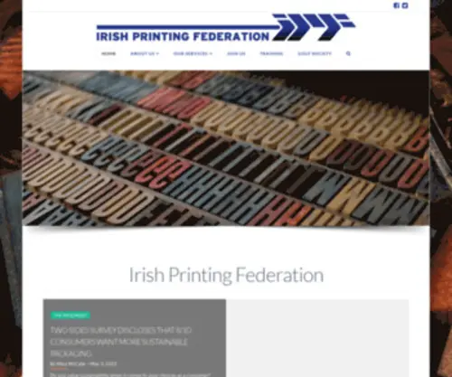 Irishprintingfederation.ie(Irish Printing Federation) Screenshot