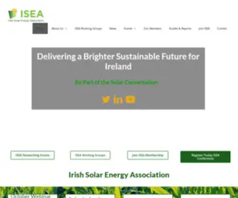 Irishsolarenergy.org(Irish solar energy association) Screenshot