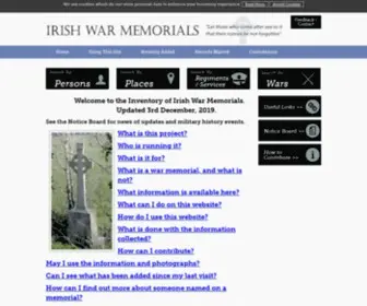 Irishwarmemorials.ie(Irish) Screenshot