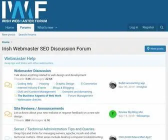 Irishwebmasterforum.com(Irish Webmaster SEO Discussion Forum) Screenshot