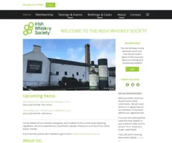 Irishwhiskeysociety.com(Irish Whiskey Society) Screenshot