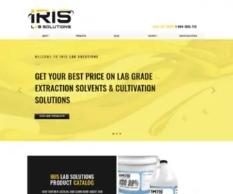 Irislabsolutions.com(IRIS Lab Solutions) Screenshot