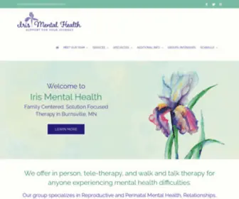 Irismentalhealthmn.com(Therapy in Burnsville) Screenshot