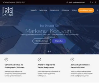 Irispatent.com(İris Patent A.Ş) Screenshot