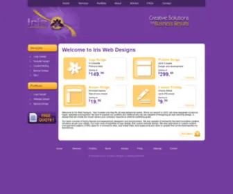 Iriswebdesigns.com(Iriswebdesigns) Screenshot