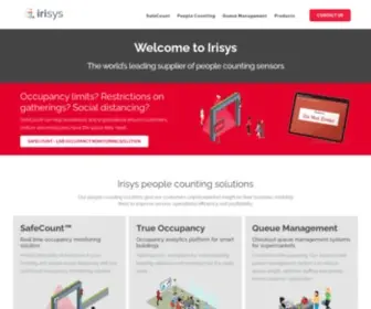 Irisys.co.uk(Irisys People Counter Technology) Screenshot