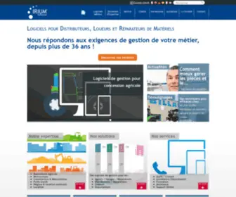 Irium-France.com(Découvrez IRIUM SOFTWARE) Screenshot