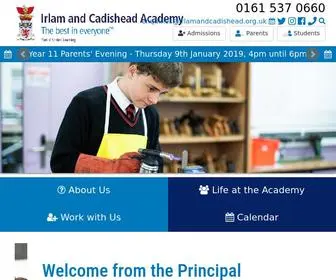 Irlamandcadishead.org.uk(Irlam & Cadishead Academy) Screenshot