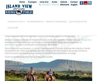 Irlande-A-Cheval.fr(Monter à cheval en Irlande à Island View Riding Stables) Screenshot