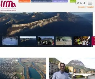 Irma-Grenoble.com(Institut des Risques Majeurs de Grenoble (Rh) Screenshot