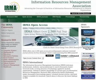 Irma-International.org(IRMA International) Screenshot