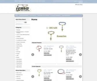 Irmabeads.com(Wholesale Rosaries) Screenshot