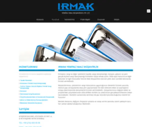 Irmakyeminlimalimusavirlik.com(Irmak YMM Ataşehir İstanbul) Screenshot