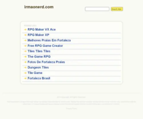 Irmaonerd.com(Irmão) Screenshot