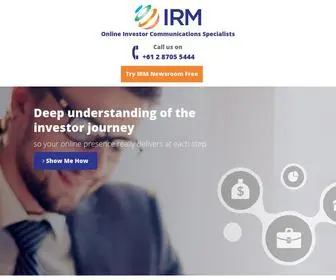 Irmau.com(IRM Pty Ltd) Screenshot