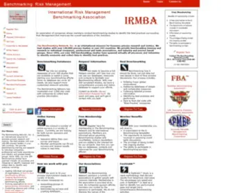 Irmba.com(International Risk Management Benchmarking Association) Screenshot