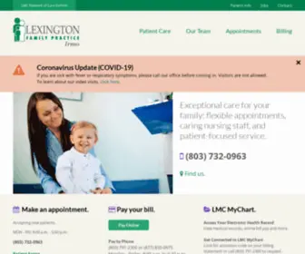 Irmofamilypractice.com(Lexington Family Practice Irmo) Screenshot