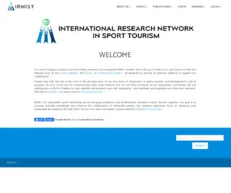 Irnist.com(International Research Network in Sport Tourism) Screenshot