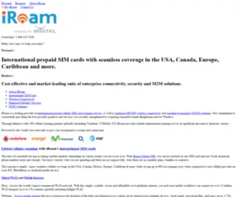 Iroam.com(International Prepaid SIM Card) Screenshot