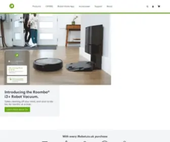 Irobot.co.uk(Vacuum & Mop) Screenshot