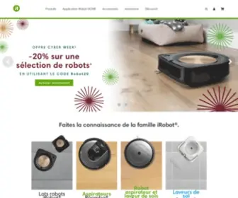 Irobot.fr(Site officiel iRobot) Screenshot