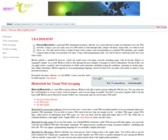 Irobotsoft.com(Visual Web Scraping and Web Automation Tool for FREE) Screenshot