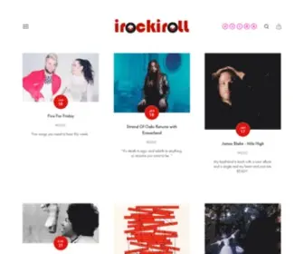 Irockiroll.com(A Music Lifestyle Blog) Screenshot