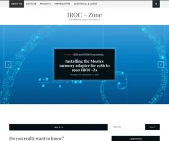 Iroczone.com(About Us) Screenshot