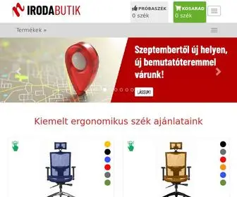 Irodabutik.hu(Irodaszék) Screenshot