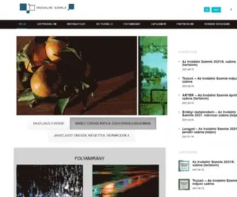 Irodalmiszemle.sk(Címlap) Screenshot