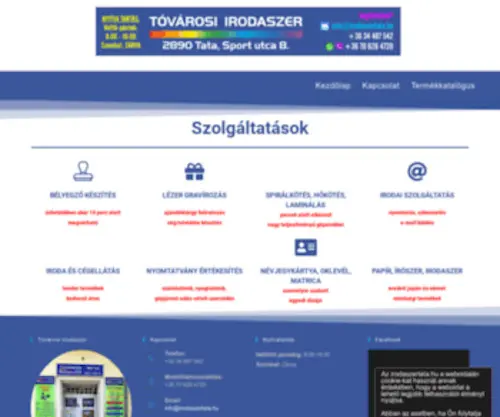Irodaszertata.hu(Tóvárosi) Screenshot
