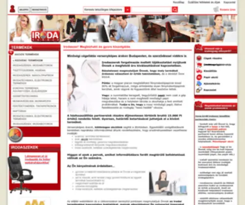 Irodavarazs.hu(Irodaszer kereskedelem) Screenshot