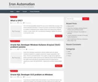 Iron-Automation.com(A blog about automation and software development) Screenshot