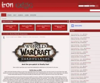 Iron-Edge.co.uk(Iron Edge) Screenshot