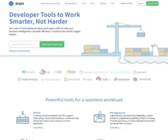 Iron.io(DevOps Solutions from Startups to Enterprise) Screenshot