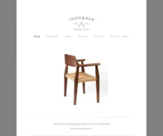 Ironandashfurniture.com(Iron and Ash) Screenshot