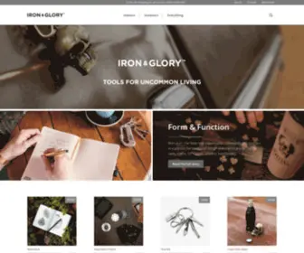 Ironandglory.com(Brands) Screenshot