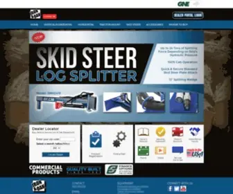 Ironandoak.com(Commercial Horizontal/Vertical Log Splitters at Iron and Oak) Screenshot