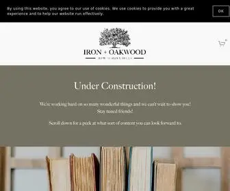 Ironandoakwood.com(Iron) Screenshot