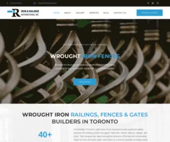 Ironandrailings.ca(Iron Railings Toronto) Screenshot